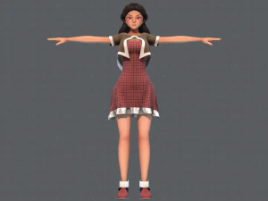 base womanv07 clothing v01 3D Model