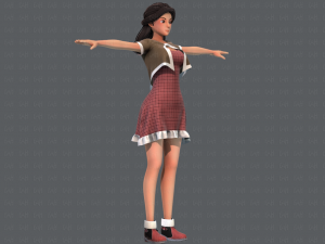 base womanv07 clothing v01 3D Модель