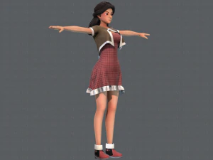 base womanv07 clothing v01 3D Model