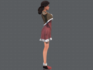base womanv07 clothing v01 3D Модель