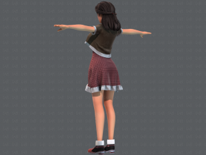 base womanv07 clothing v01 3D Модель