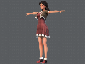 base womanv07 clothing v01 3D Модель