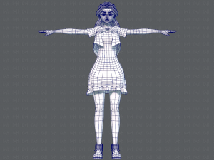 base womanv07 clothing v01 3D Модель