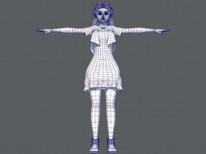 base womanv07 clothing v01 3D Model