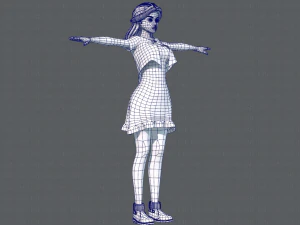 base womanv07 clothing v01 3D Model