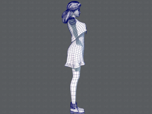 base womanv07 clothing v01 3D Модель