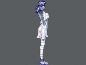 base womanv07 clothing v01 3D Model