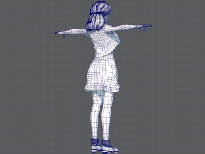 base womanv07 clothing v01 3D Модель