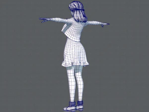 base womanv07 clothing v01 3D Model