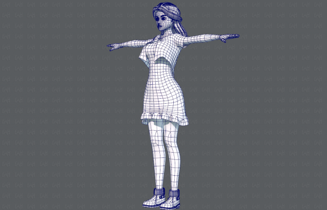 Female Base With Outfit 3D Model - TurboSquid 1804840