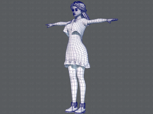 base womanv07 clothing v01 3D Модель