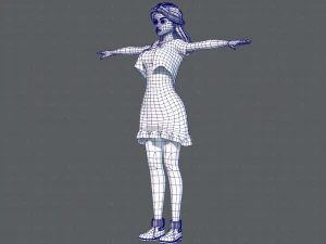 base womanv07 clothing v01 3D Model