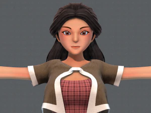 base womanv07 clothing v01 3D Model