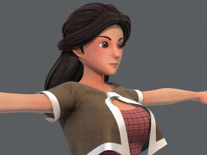 base womanv07 clothing v01 3D Model