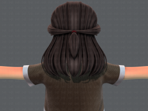 base womanv07 clothing v01 3D Модель