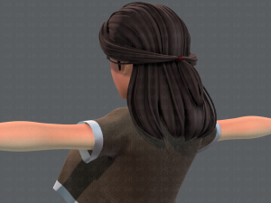 base womanv07 clothing v01 3D Модель
