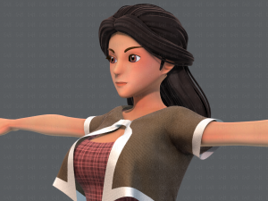 base womanv07 clothing v01 3D Модель