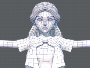 base womanv07 clothing v01 3D Модель
