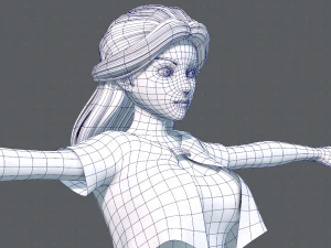 base womanv07 clothing v01 3D Model