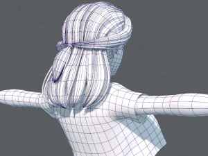 base womanv07 clothing v01 3D Model