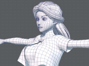 base womanv07 clothing v01 3D Модель