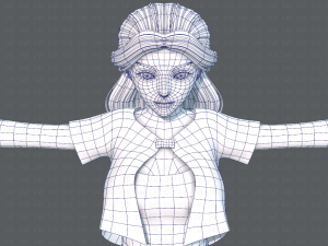 base womanv07 clothing v01 3D Модель