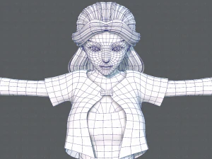 base womanv07 clothing v01 3D Model