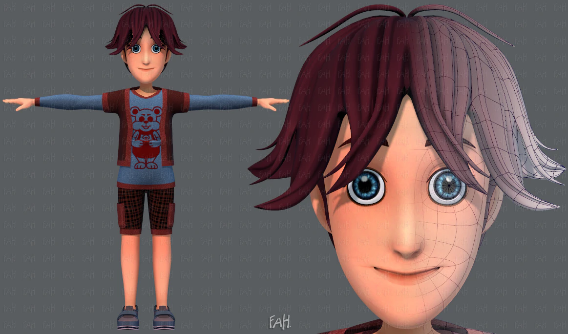 base boyv07 clothing v01 3D Model .c4d .max .obj .3ds .fbx .stl .blend 