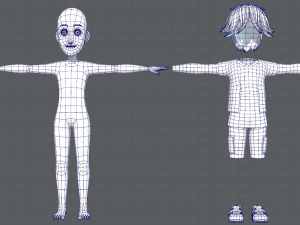 base boyv07 clothing v01 3Dモデル