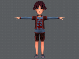 base boyv07 clothing v01 3Dモデル