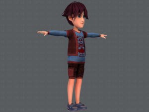 base boyv07 clothing v01 3Dモデル