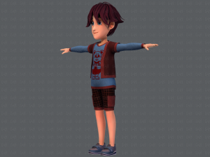 base boyv07 clothing v01 3Dモデル