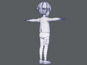 base boyv07 clothing v01 3D Model