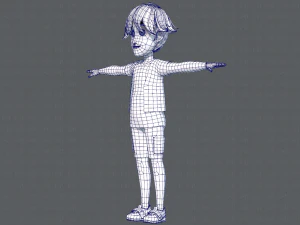 base boyv07 clothing v01 3D Model