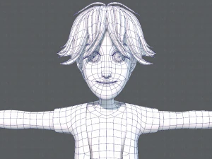 base boyv07 clothing v01 3D Model
