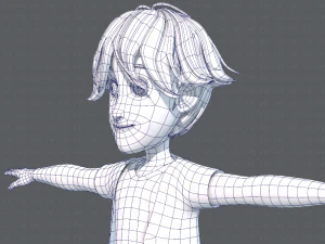 base boyv07 clothing v01 3D Model