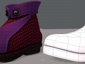 shoes cartoonv41 3D Model