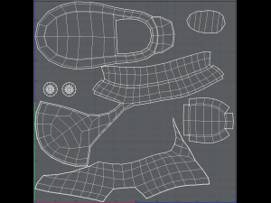 shoes cartoonv41 Modelo 3D