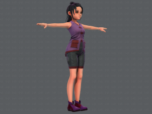 base girlv06 clothing v01 3D Модель