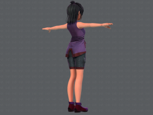 base girlv06 clothing v01 3D Модель