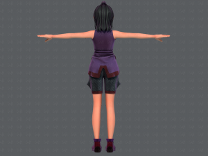 base girlv06 clothing v01 3D Модель