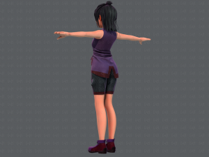 base girlv06 clothing v01 3D Модель