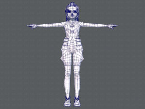 base girlv06 clothing v01 3D Модель