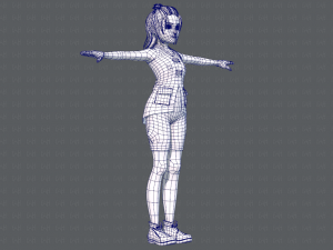 base girlv06 clothing v01 3D Модель