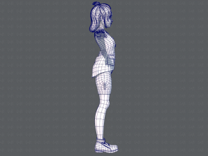 base girlv06 clothing v01 3D Модель