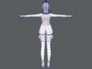 base girlv06 clothing v01 3D Модель