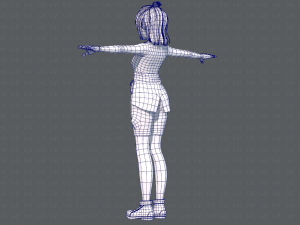 base girlv06 clothing v01 3D Модель