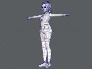base girlv06 clothing v01 3D Модель