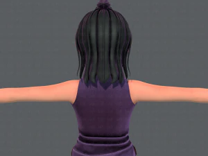 base girlv06 abbigliamento v01 Modello 3D