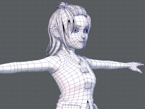 base girlv06 clothing v01 3D Модель